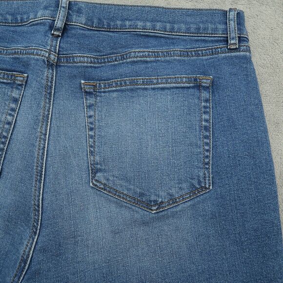 Loft Jeans Women's Size 12P Blue High-Rise Bootcut Denim 27" Inseam Stretch - Picture 15 of 16